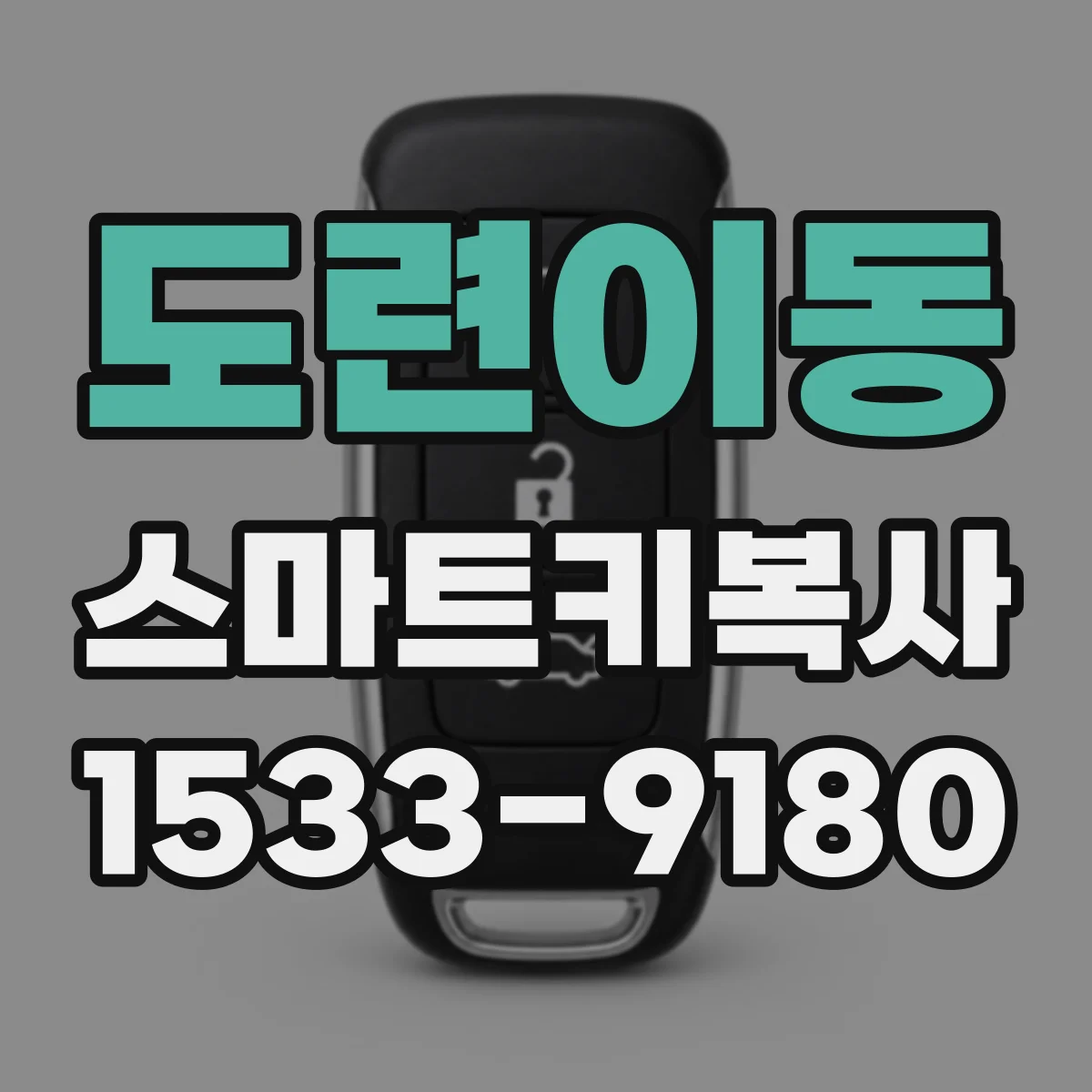 도련이동 스마트키복사