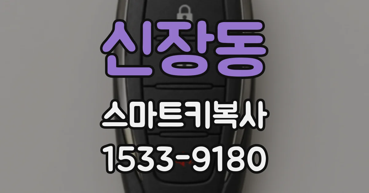 신장동 스마트키복사
