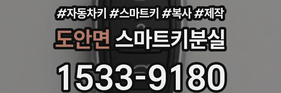 도안면 스마트키분실