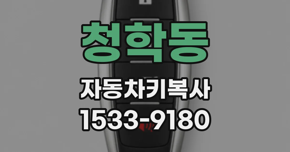 청학동 자동차키복사