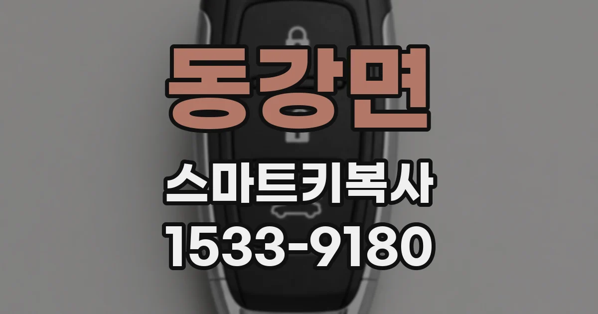 동강면 스마트키복사