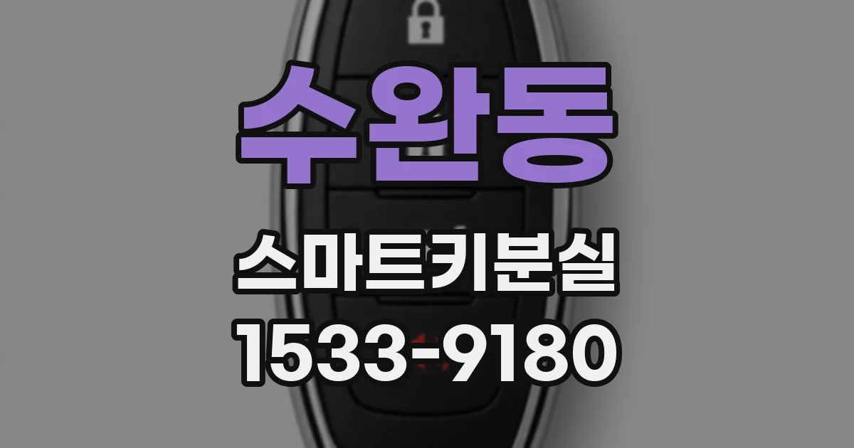 수완동 스마트키분실