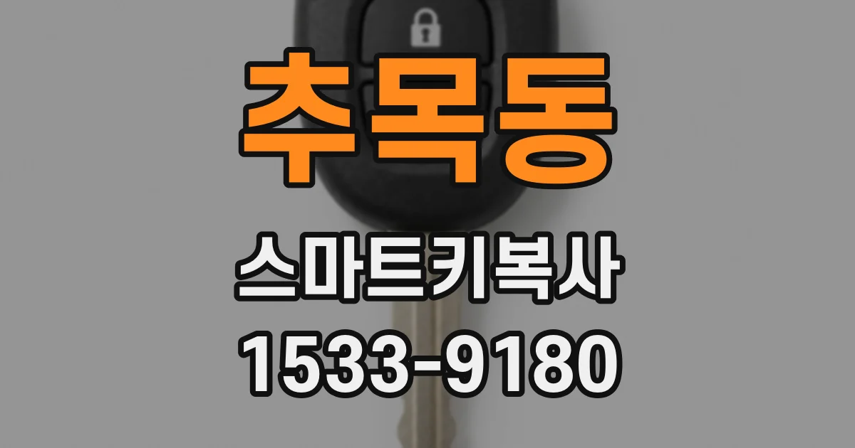 추목동 스마트키복사