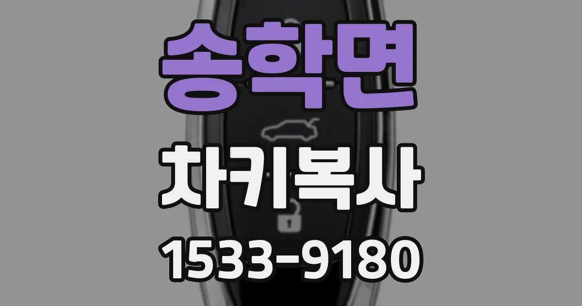 송학면 차키복사