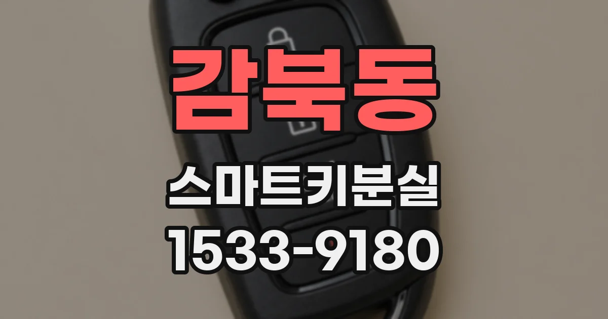 감북동 스마트키분실