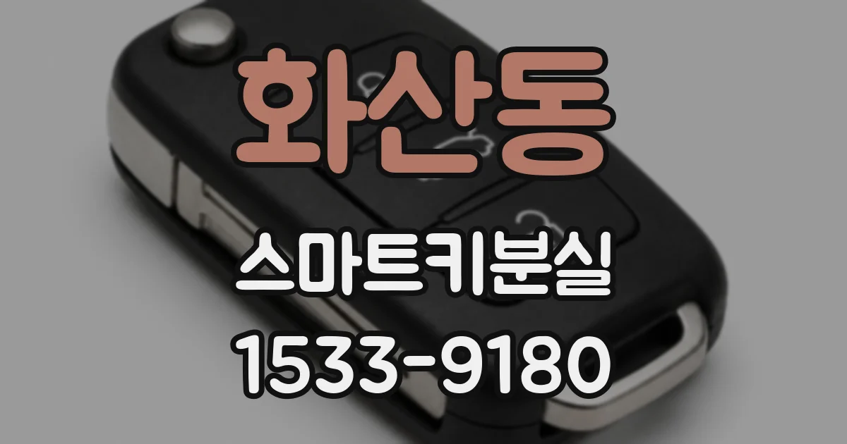 화산동 스마트키분실