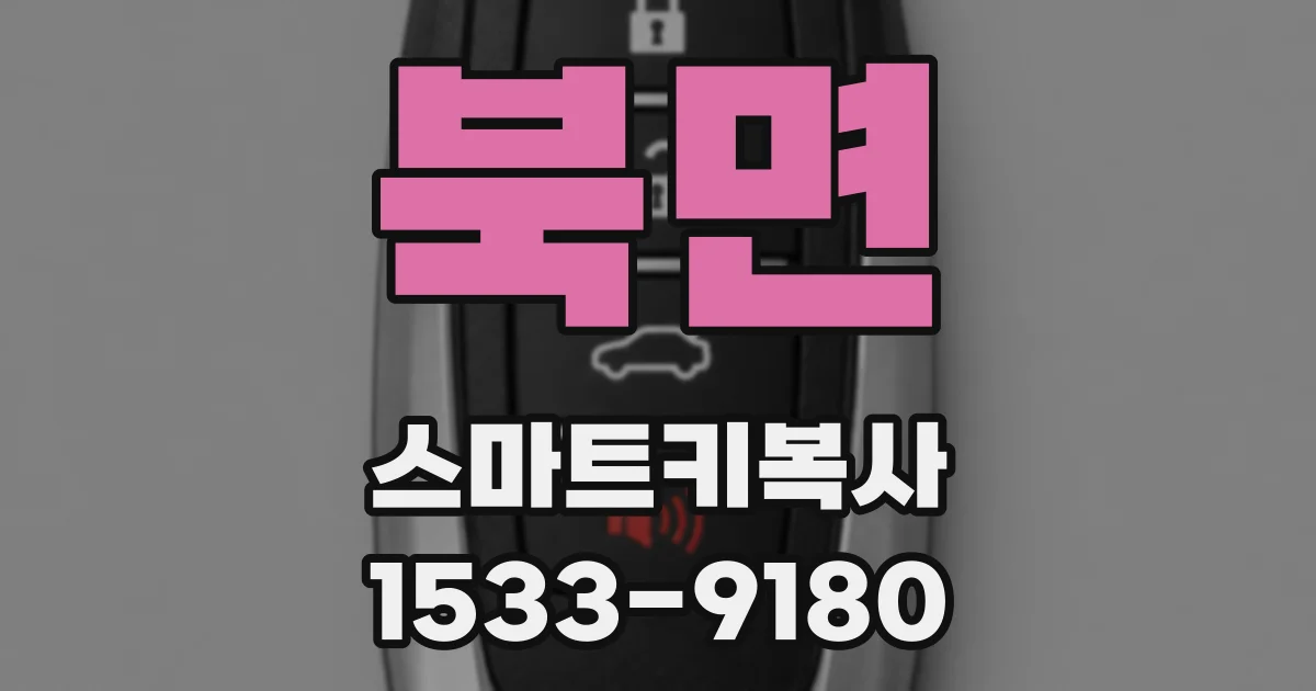 북면 스마트키복사