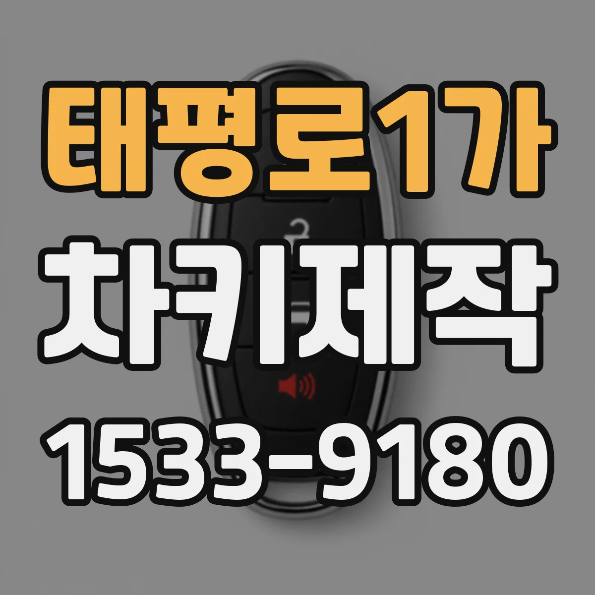 태평로1가 차키제작
