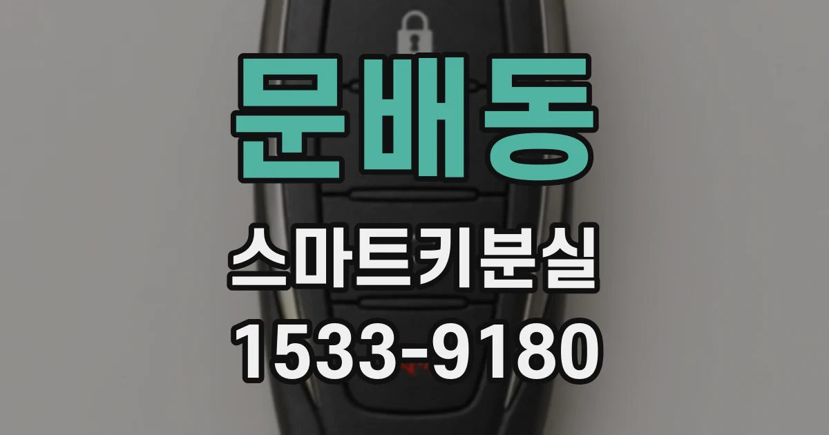 문배동 스마트키분실