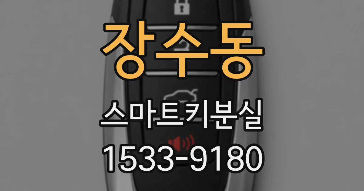 장수동 스마트키분실
