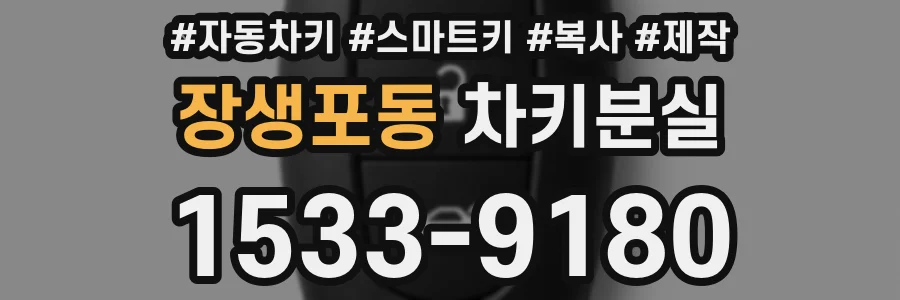 장생포동 차키분실