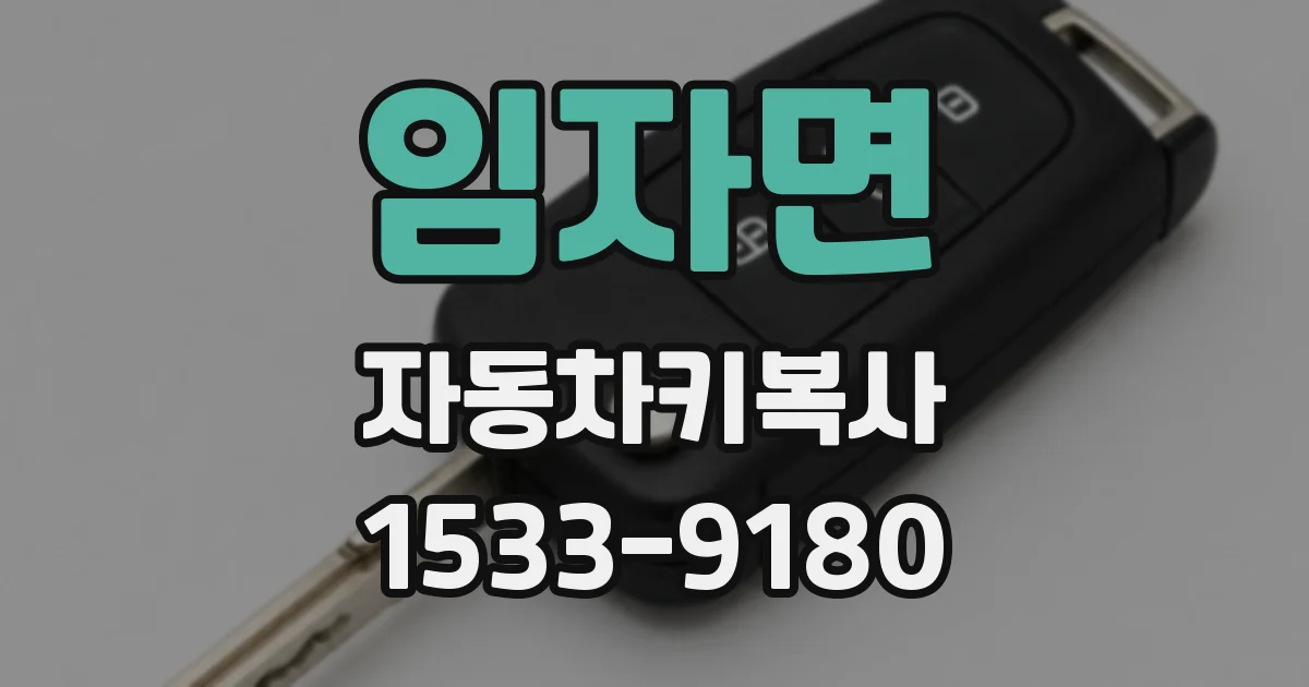 임자면 자동차키복사