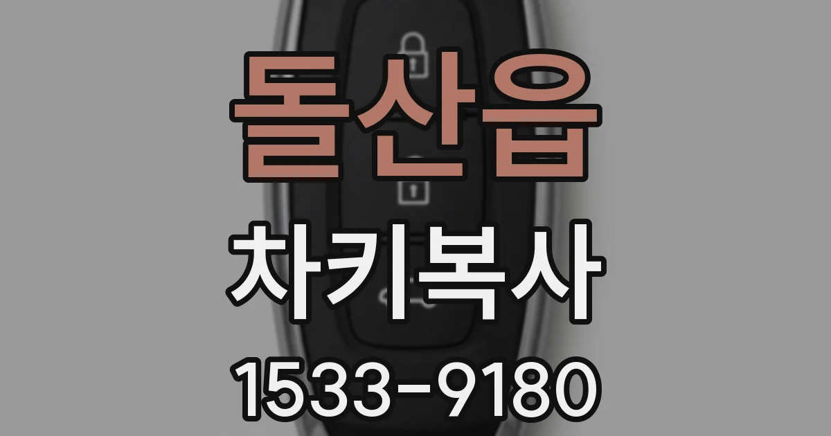 돌산읍 차키복사