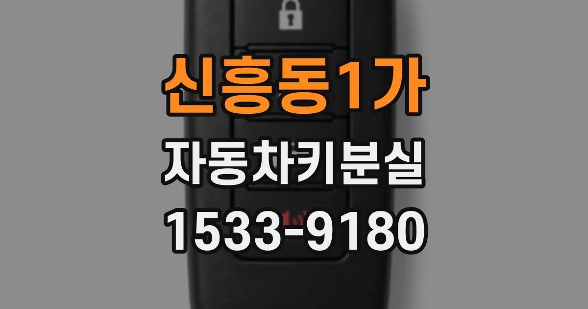 신흥동1가 자동차키분실