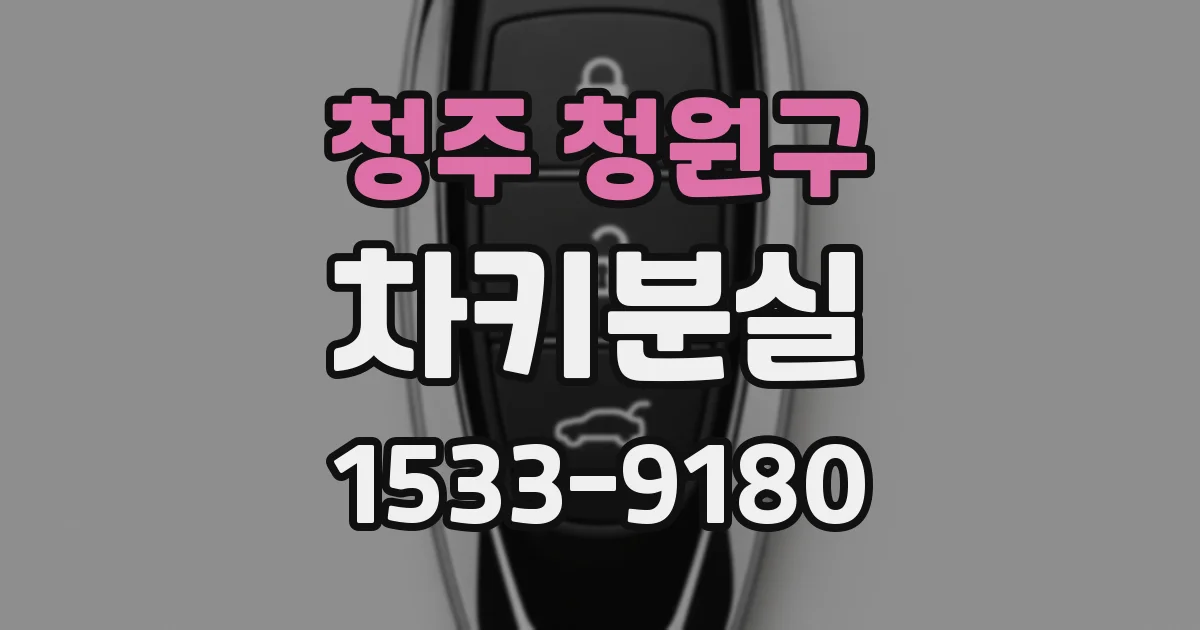 청주 청원구 차키분실