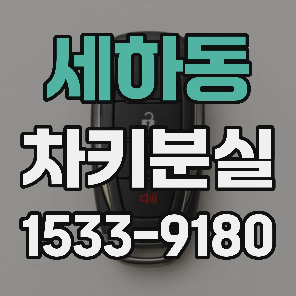 세하동 차키분실