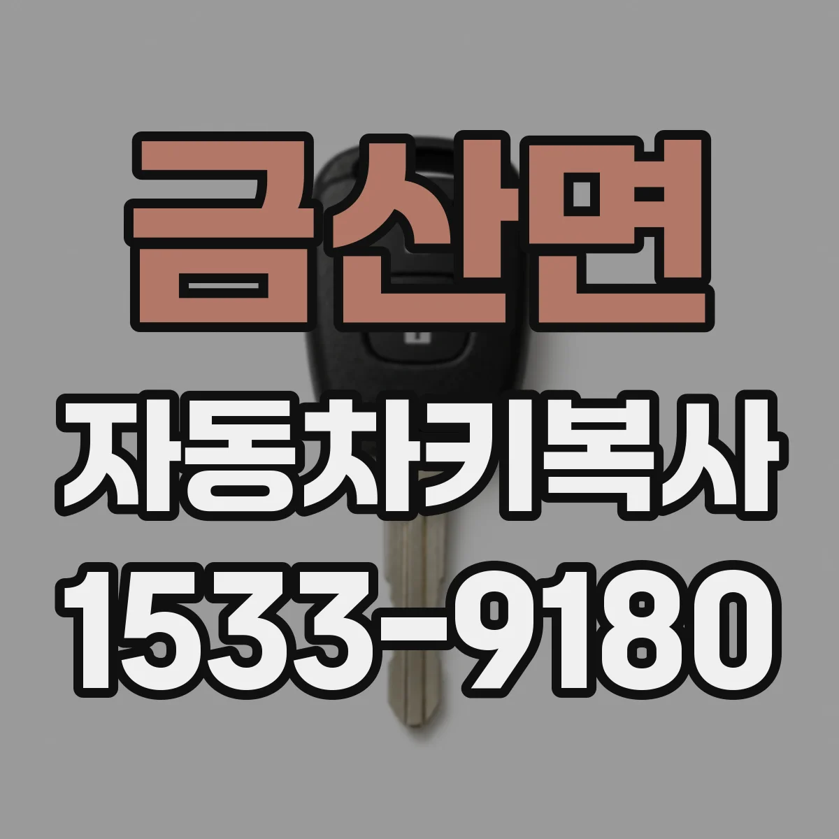 금산면 자동차키복사