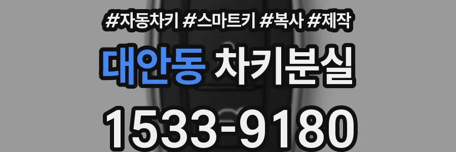 대안동 차키분실