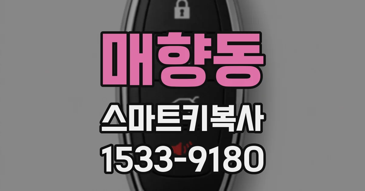 매향동 스마트키복사