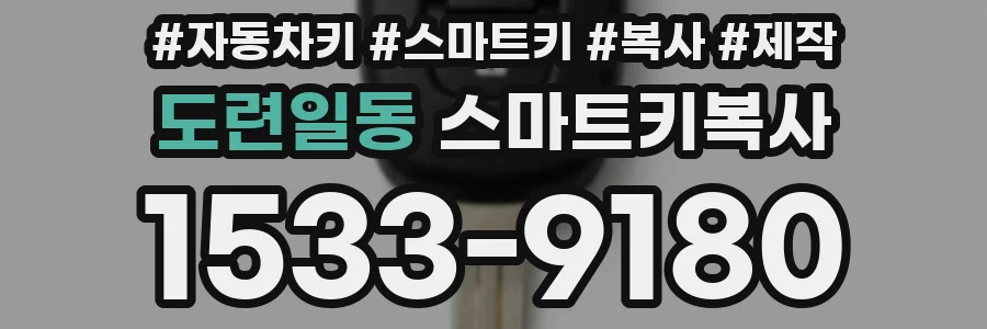 도련일동 스마트키복사