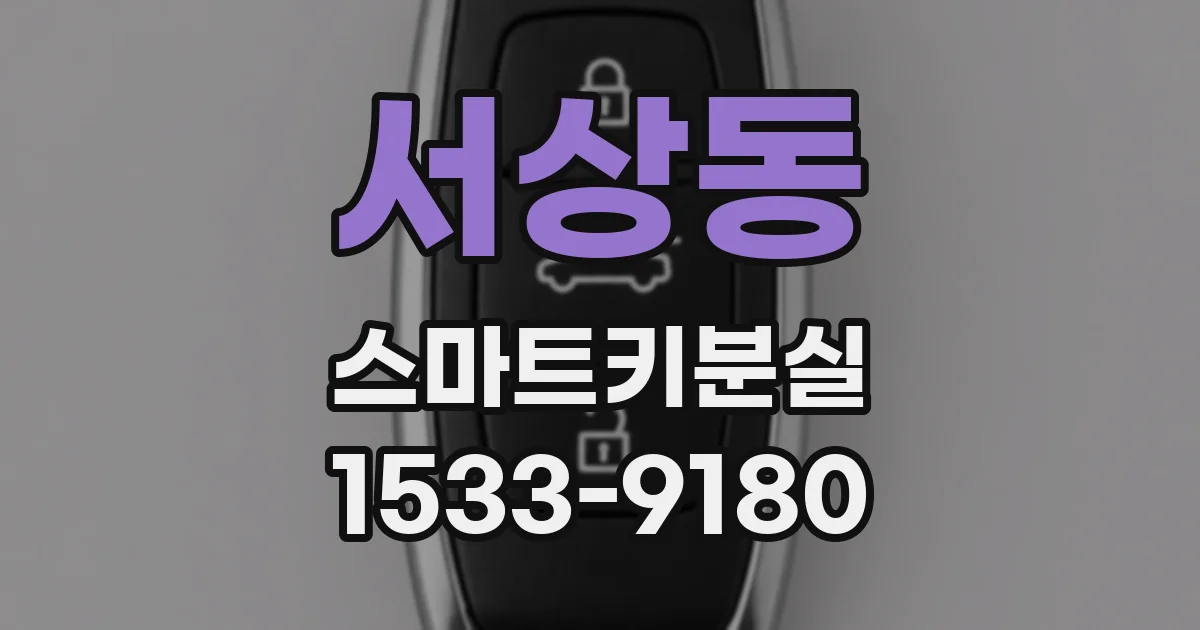 서상동 스마트키분실