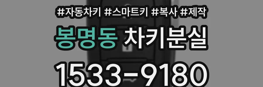 봉명동 차키분실