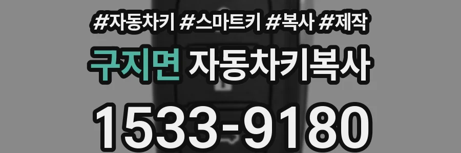 구지면 자동차키복사