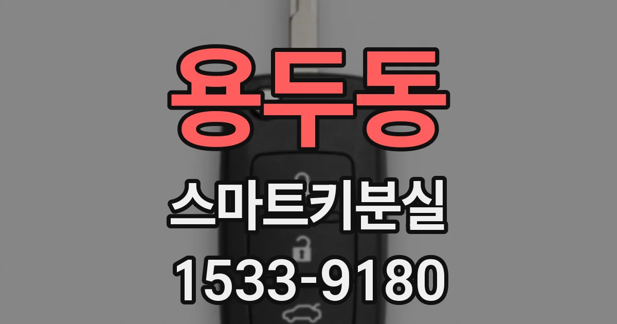 용두동 스마트키분실