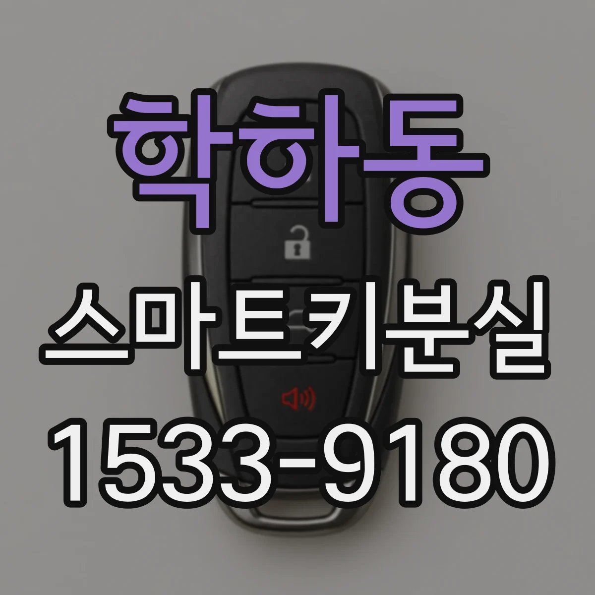 학하동 스마트키분실