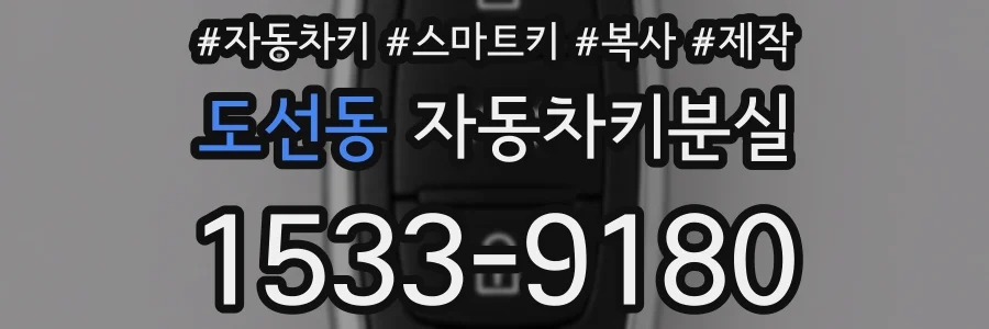 도선동 자동차키분실