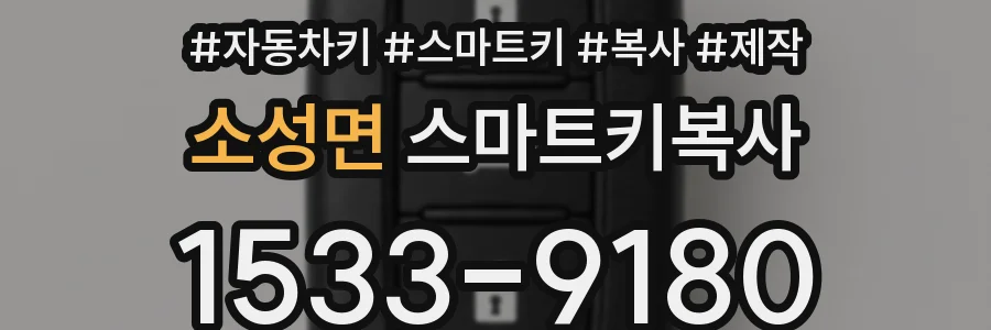 소성면 스마트키복사
