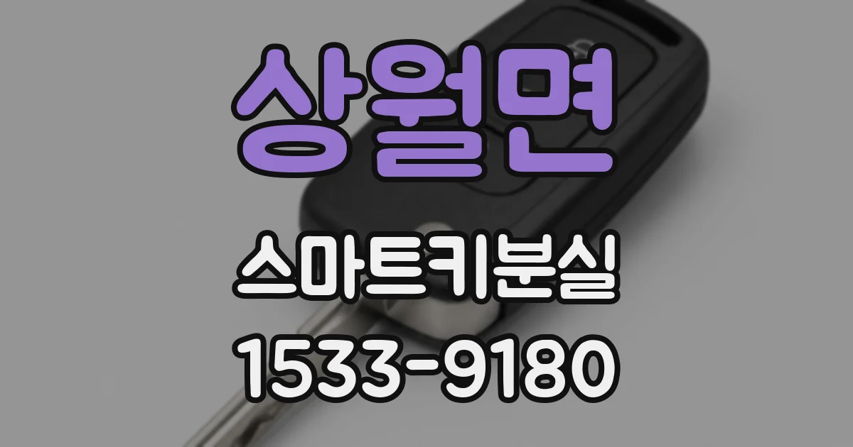 상월면 스마트키분실