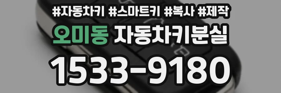 오미동 자동차키분실