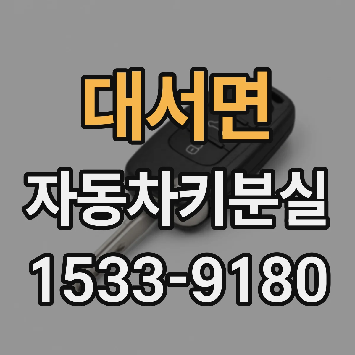 대서면 자동차키분실