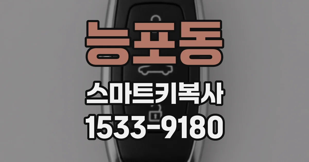 능포동 스마트키복사