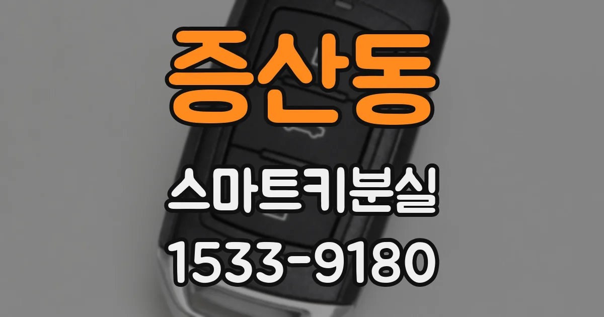 증산동 스마트키분실