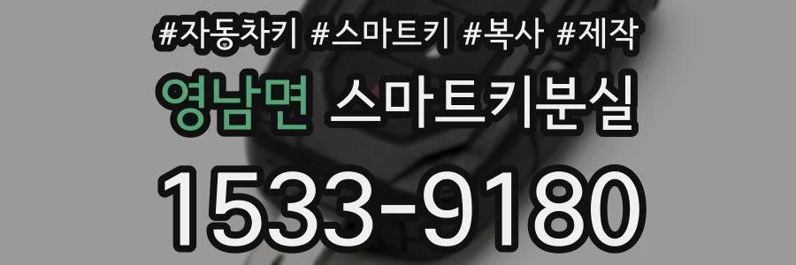 영남면 스마트키분실