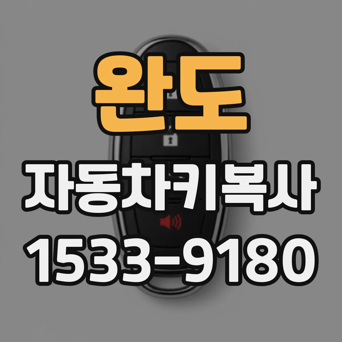 완도 자동차키복사