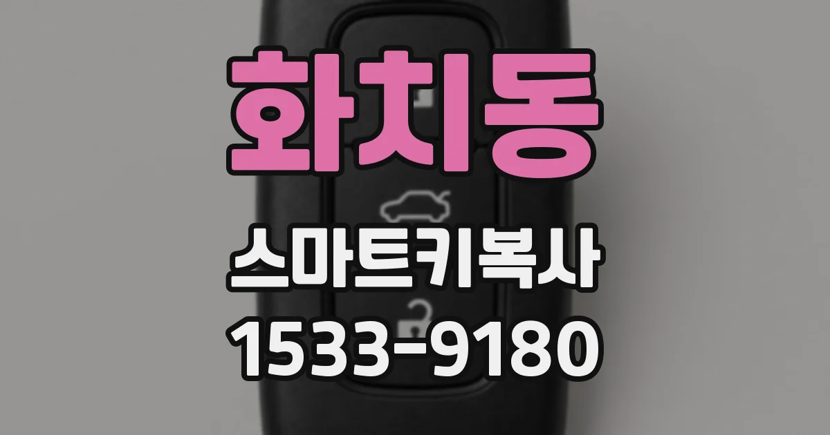 화치동 스마트키복사