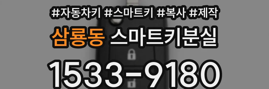 삼룡동 스마트키분실