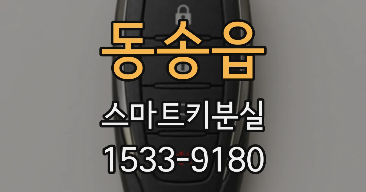 동송읍 스마트키분실