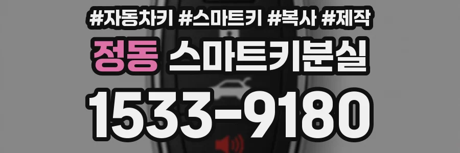 정동 스마트키분실