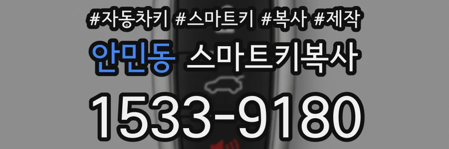 안민동 스마트키복사