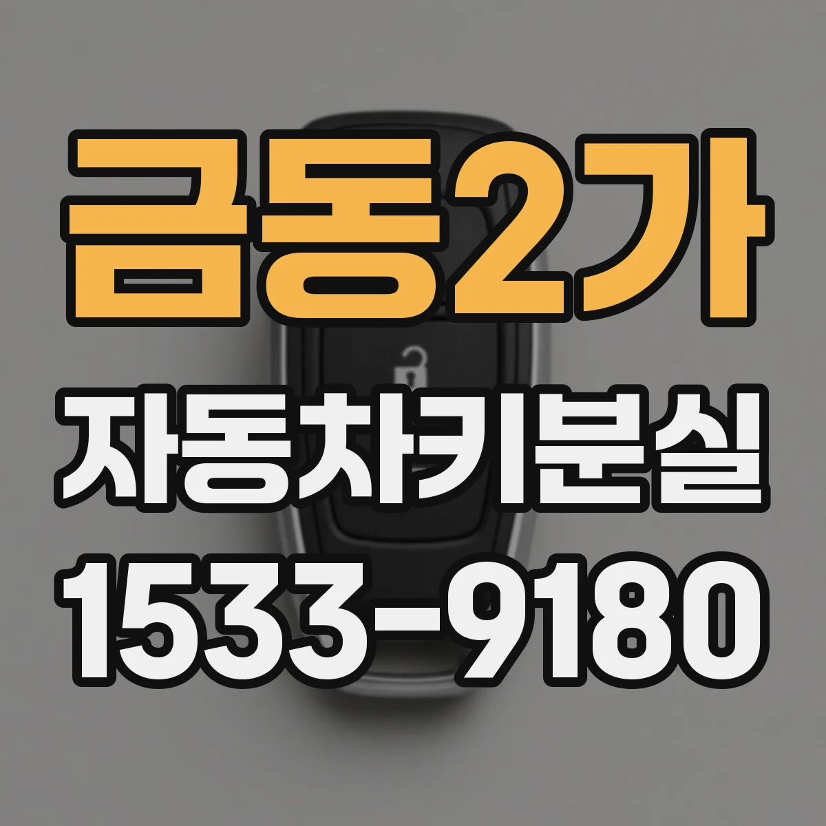 금동2가 자동차키분실