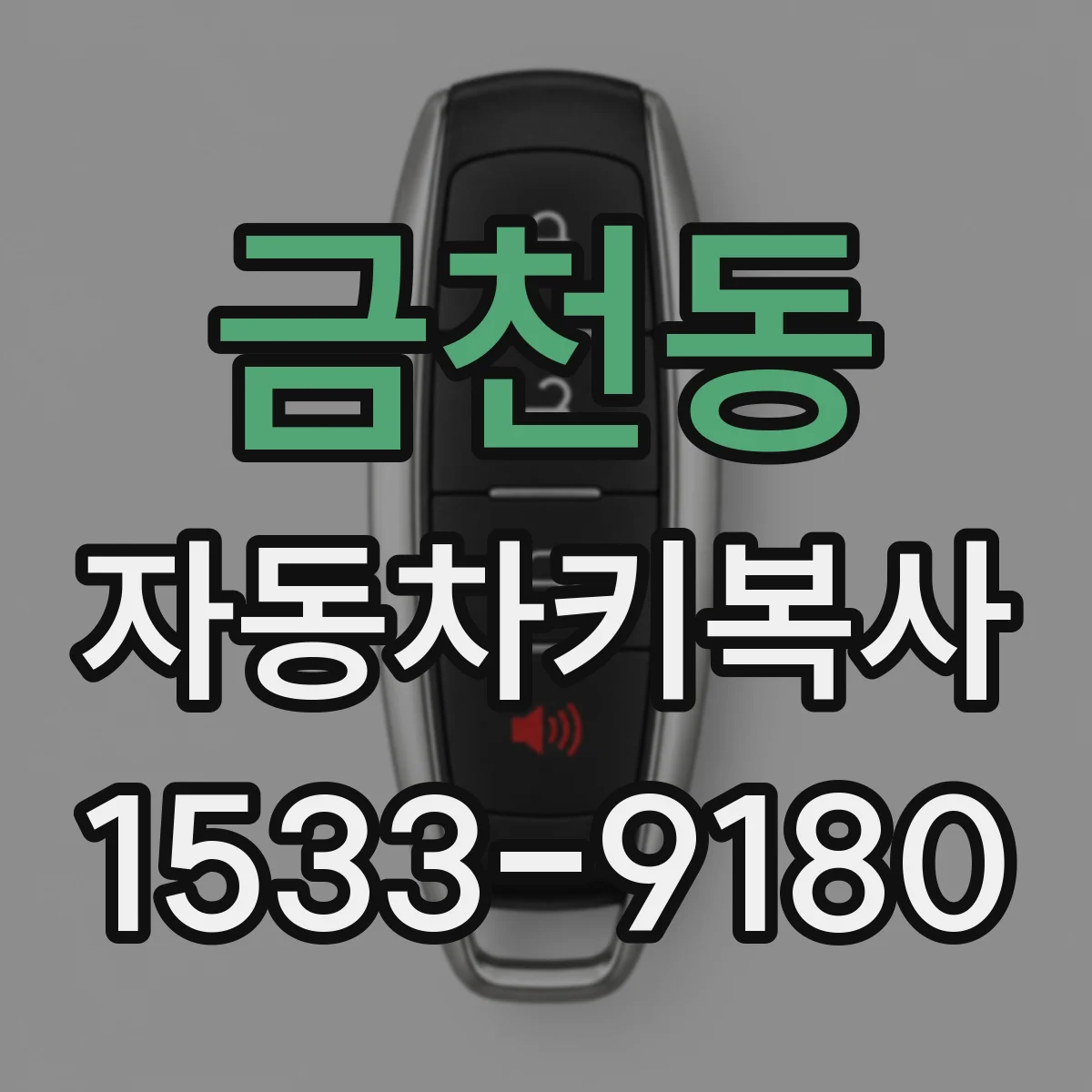 금천동 자동차키복사