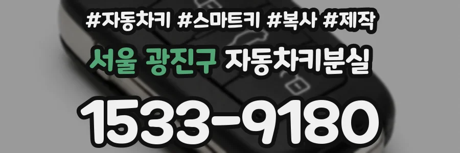 서울 광진구 자동차키분실