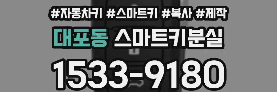 대포동 스마트키분실