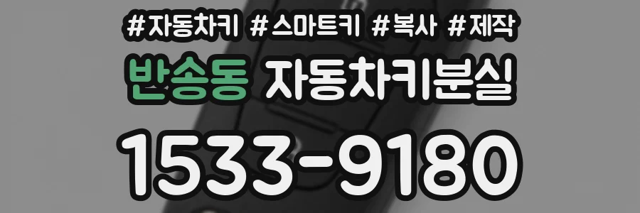반송동 자동차키분실