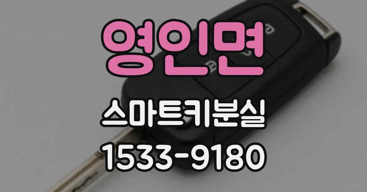 영인면 스마트키분실