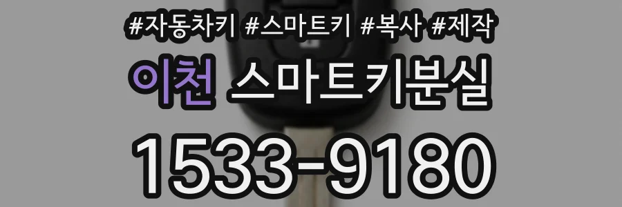 이천 스마트키분실